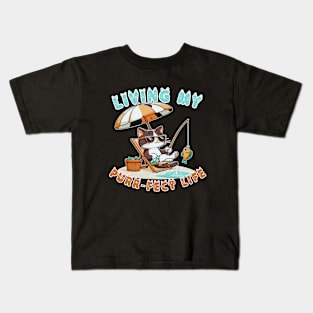 Living my Purr-fect Life Kids T-Shirt